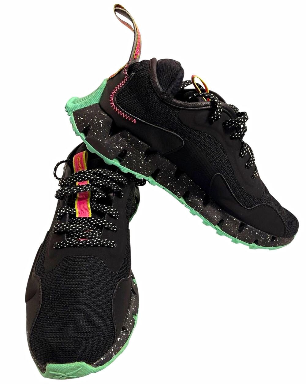 Reebok Zig Dynamica Adventure Women’s Size 8 Black Pink HR1885 Running Shoes